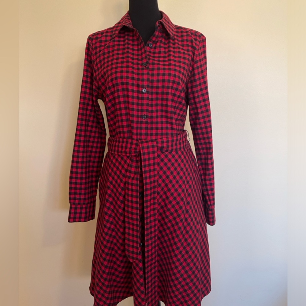 Brooks Brothers Buffalo plaid dress size 12